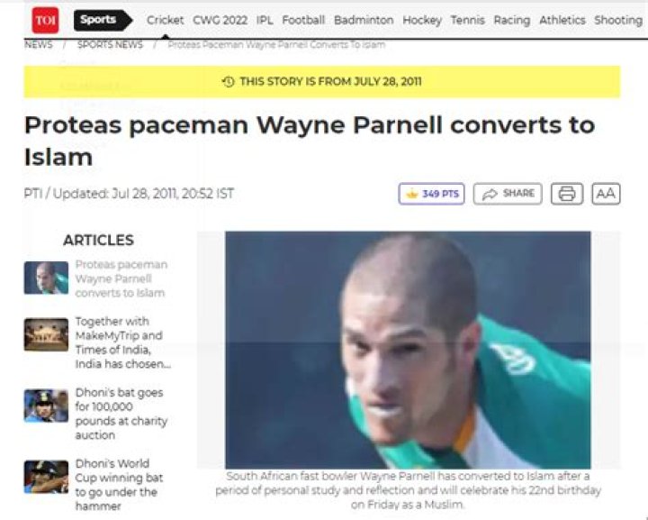 
Is Wayne Parnell Muslim? Explore His Religion And Faith 