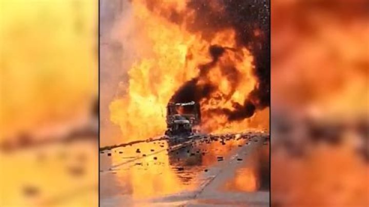 
Singer Morachi Escapes Death As His Range Rover Explodes On The Highway While Driving 