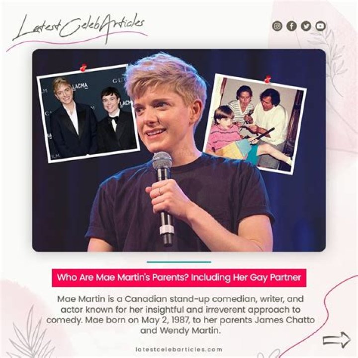 Who Are Mae Martin’s Parents? Including Her Gay Partner